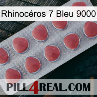 Rhinocéros 7 Bleu 9000 18